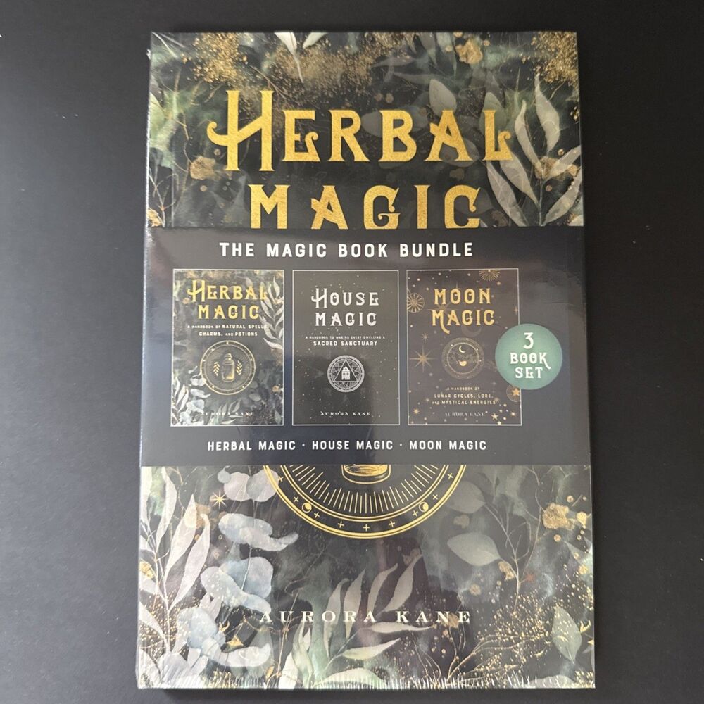 Magic 3 Book Bundle -Aurora Kane House Magic, Herbal Magic and Moon Magic (2020)
